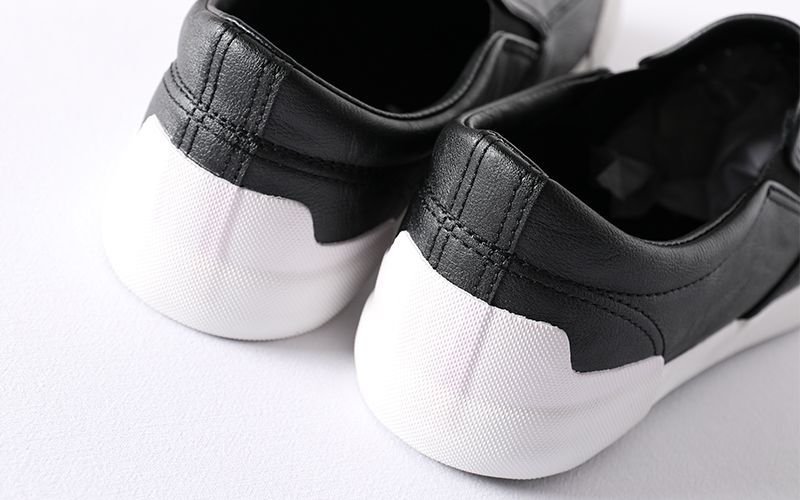 画像5: MEN'S breathable wild tide  Slip-on shoes sneakers レザースリッポン スニーカー (5)