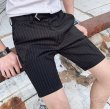 画像4: MEN'S slim striped five pants メンズ5分丈ストライプスリムパンツ (4)