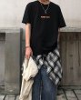 画像4: men's  high street hem layered inside decorative black and white plaid skirt  レイヤードストリーマスケートボード ストリートファッションストリートウエストチェックシャツブラウス男女兼用　 (4)