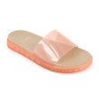 画像1:  Women's  Transparent Sandals slippers jelly shoes ウィメンズ ゼリーサンダルフラット スリッパ サボ (1)