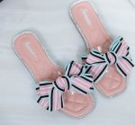 画像2: Women's Big Ribbon Flat Sandals Slippers　リボンがポイントフラットサンダル スリッパ サボ (2)