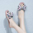 画像5: Women's Big Ribbon Flat Sandals Slippers　リボンがポイントフラットサンダル スリッパ サボ (5)