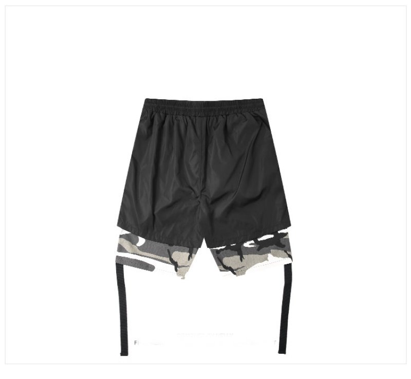 画像3: MEN'S  five points camouflage pants　メンズ5分丈カモフラージュ迷彩カジュアルパンツ　大きなプラスサイズあり (3)