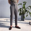 画像5: MEN'S  casual straight trousers  pants　メンズ9分丈カジュアルスリムパンツ　 (5)