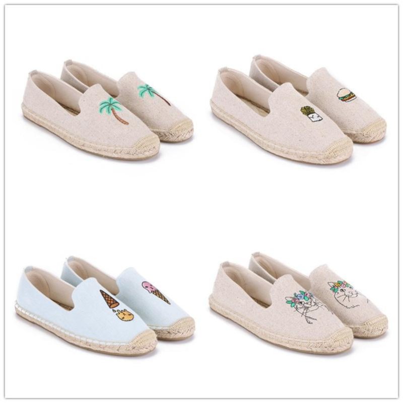 画像14:  women's Espadrille flat slip-on sneakers sSoludosports shoes  　エスパドリーユフラットスリッポン (14)