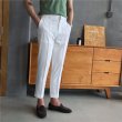 画像3: MEN'S  casual straight trousers  pants　メンズ9分丈カジュアルスリムパンツ　 (3)
