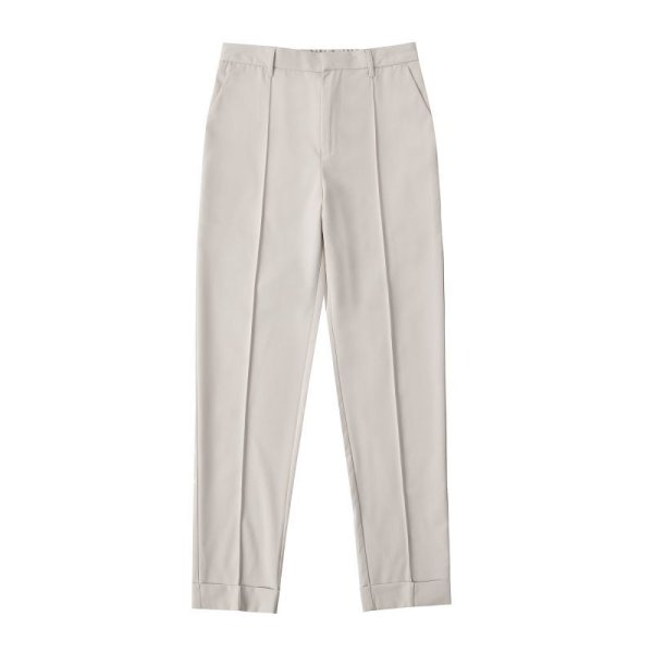 画像1: MEN'S  casual straight trousers  pants　メンズ9分丈カジュアルスリムパンツ　 (1)