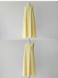 画像7:  Women's cotton and linen sleeveless long dress  ベーシックノースリーブ膝下丈ロングドレス ワンピース　 (7)