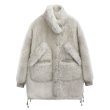 画像2: Woman's sheep sheared coat fur coat  jacket シープスキンファーコートジャケット (2)