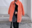 画像9: Woman's sheep sheared coat fur coat  jacket シープスキンファーコートジャケット (9)