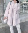 画像3: Woman's sheep sheared coat fur coat  jacket シープスキンファーコートジャケット (3)