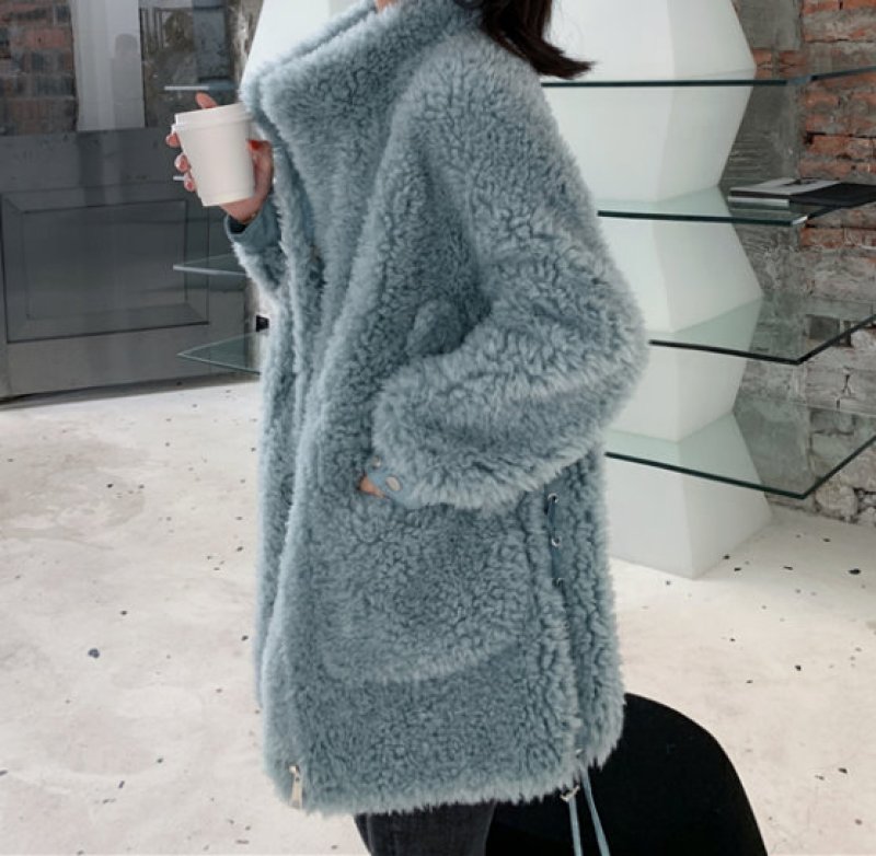 画像10: Woman's sheep sheared coat fur coat  jacket シープスキンファーコートジャケット (10)