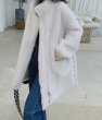 画像11: Woman's sheep sheared coat fur coat  jacket シープスキンファーコートジャケット (11)