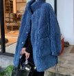 画像7: Woman's sheep sheared coat fur coat  jacket シープスキンファーコートジャケット (7)