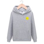 画像5: Men's Smile Hoodie Hoodie Sweatshirt　スマイル　ニコニコマークプリントフーディパーカー　スエット　男女兼用　 (5)