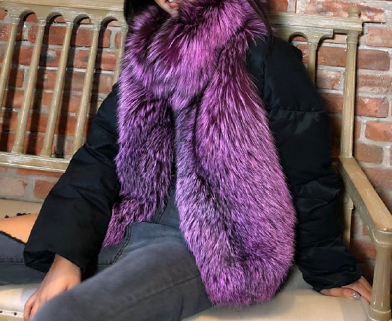 画像2: Woman's natural fox fur collar loose short coat sliver white duck down jacket Real  Fur Coat リアルフォックスファー付きダウンジャケット コート (2)