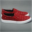 画像2: Men's Flat Leather Slip-on Sneakers　レザーフラットスリッポン　スニーカー (2)