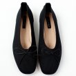 画像13: women's  square head shallow knit ethnic style flat shoes ballet loafers shoes ニットエスニック風フラットシューズバレエシューズパンプス 　ローファー (13)