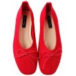 画像1: women's  square head shallow knit ethnic style flat shoes ballet loafers shoes ニットエスニック風フラットシューズバレエシューズパンプス 　ローファー (1)