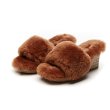 画像3: Women's sheep fur  Wedge sole  Sandals slippers  　リアルシープスキンファーウエッジサンダル スリッパ サボ (3)