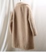 画像10: Women's sheep sheared fur  long coat jacketシープスキンシアドシンプルロングコート (10)