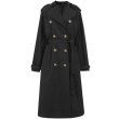 画像2: Women's Basic weight more trench coat jacket　ベーシックロングトレンチコート　ジャケット (2)