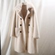 画像19: Women's sheep sheared fur  long coat jacketシープスキンシアドシンプルロングコート (19)