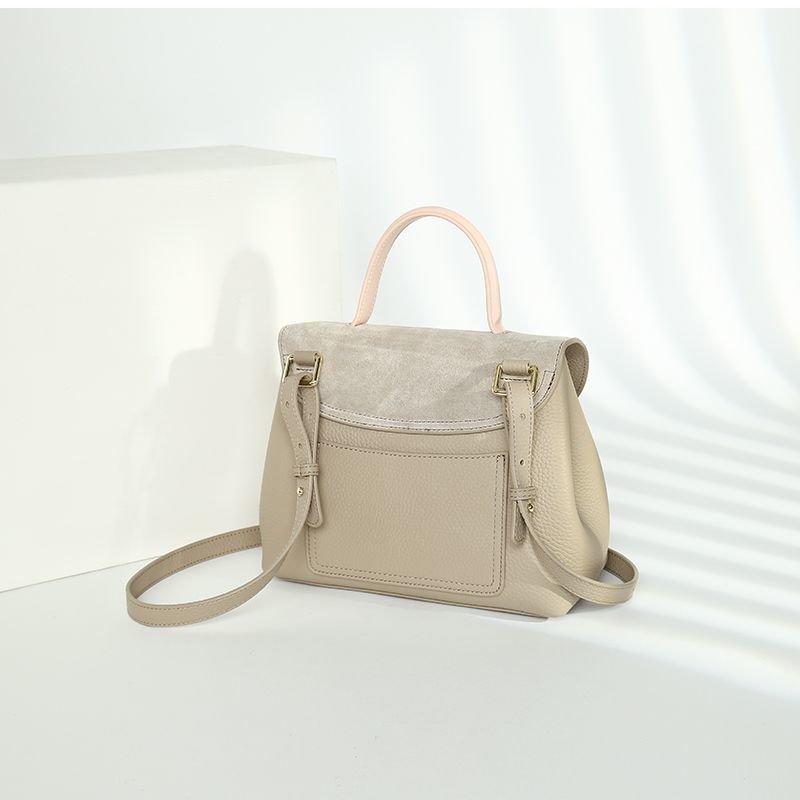 画像13:  woman’s French Style Tote Shoulder 2WAY bag 本革 レザートートショルダーフレンチスタイル２WAYバック　サイズ2種類S、M (13)