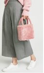 画像11:  woman’s  pearl portable box small square bag パールハンドルスクエアボックスファーバック　フレンチスタイル (11)