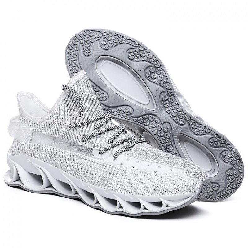 画像6:  Men's lace up new knife casual shoes sneakers メンズレースアップスニーカー　ジョギング シューズ (6)