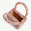 画像13:  woman’s  pearl portable box small square bag パールハンドルスクエアボックスファーバック　フレンチスタイル (13)