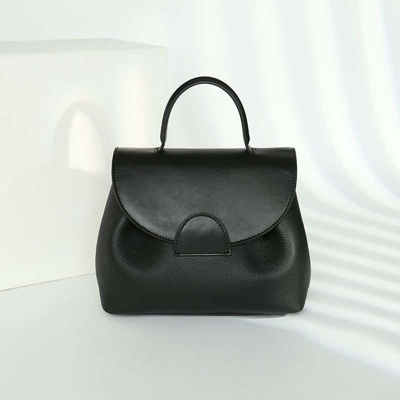 画像7:  woman’s French Style Tote Shoulder 2WAY bag 本革 レザートートショルダーフレンチスタイル２WAYバック　サイズ2種類S、M (7)