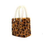 画像5:  woman’s  pearl portable box small square bag パールハンドルスクエアボックスファーバック　フレンチスタイル (5)