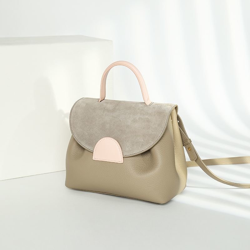 画像14:  woman’s French Style Tote Shoulder 2WAY bag 本革 レザートートショルダーフレンチスタイル２WAYバック　サイズ2種類S、M (14)