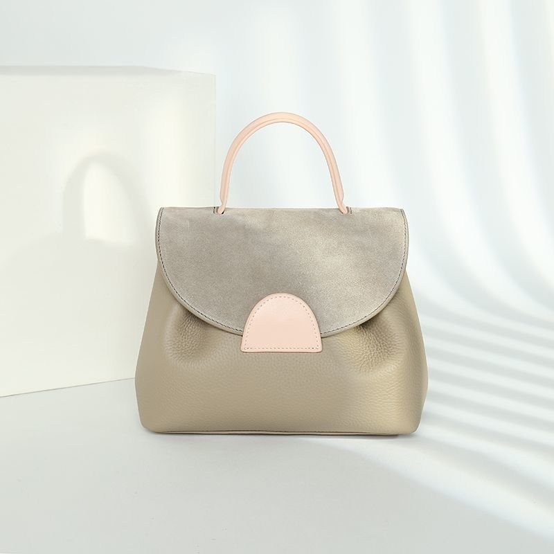 画像11:  woman’s French Style Tote Shoulder 2WAY bag 本革 レザートートショルダーフレンチスタイル２WAYバック　サイズ2種類S、M (11)