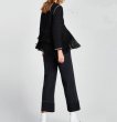 画像3: Women's street style fashion hem long tassel round neck long-sleeved twill soft coat  jacket　ツイードにフリンジ付きジャケット　コート　 (3)
