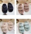 画像2: Women's Fur fuzz bac  warm flat sandals slippers  　モコモコファーフラットサンダル スリッパ サボ (2)