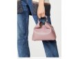 画像3:  woman’s  snake pattern simple fashion shoulder bag bucket bag Messenger bagTote Shoulder Bag 　バケット型シンプル2WAYレザートートショルダーバック　 (3)