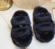 画像3: Women's Fur fuzz bac  warm flat sandals slippers  　モコモコファーフラットサンダル スリッパ サボ (3)