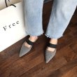 画像3: Women's Pointed head sandals furry shoes flat sandals slippers  Mules　モコモコフラットサンダル スリッパ サボ ミュール (3)