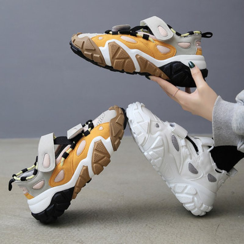 画像7:  women's   platform sports shoes slip-on sneakers shoes   プラットフォーム 厚底スニーカー  スリッポン (7)