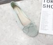 画像4: women's  candy color bow ins flat ballet shoes flat shoes キャンディーカラーフラットバレエシューズリボンパンプス　 (4)