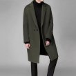 画像3: Men's  loose British over the knee thickening long coat メンズベーシックシンプルウールロングコート　コート　プラス大きなサイズ有 (3)