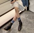 画像4:  women's  Chelsea elastic boots snake pattern Martin boots  ankle boots スネーク柄ショートシンプルマーチンブーツ ブーティブーツ　アンクル (4)