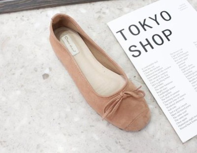 画像3: women's  candy color bow ins flat ballet shoes flat shoes キャンディーカラーフラットバレエシューズリボンパンプス　 (3)