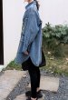 画像6: Women's  boyfriend breeze tassel washed denim jacket in the long section of the old silhouette windbreaker　フリンジデニムロングジャケットコート　ジャケット (6)