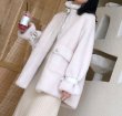 画像2: Women's Oversize Haining  lamb Fur Coat  Jacketオーバーサイズファーシープスキンシアドハーフコート　ジャケット (2)