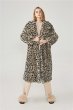 画像3: Women's Oversize Leopard Teddy Bear Fur Coat レオパードヒョウ柄 テディベア オーバーサイズファーリアルシープスキンシアドコート (3)