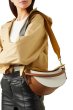 画像1:  woman’s paragraph semi-circle bag diagonal contrast color matching color single shoulder diagonal handbag saddle bag　本革レザー半円型コントラストカラーマッチングシングルショルダー斜めハンドバッグサドルバッグトートショルダー斜め掛けバック　 (1)