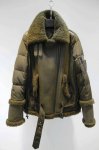 画像4: Women's real sheep fur, one down, combination, ladies fur coat　シープスキン毛皮＆ダウン組み合わせのコートジャケット (4)